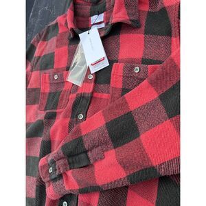 John Elliott Plaid Red and Black 100% Cotton Super Soft Very Rare Japan